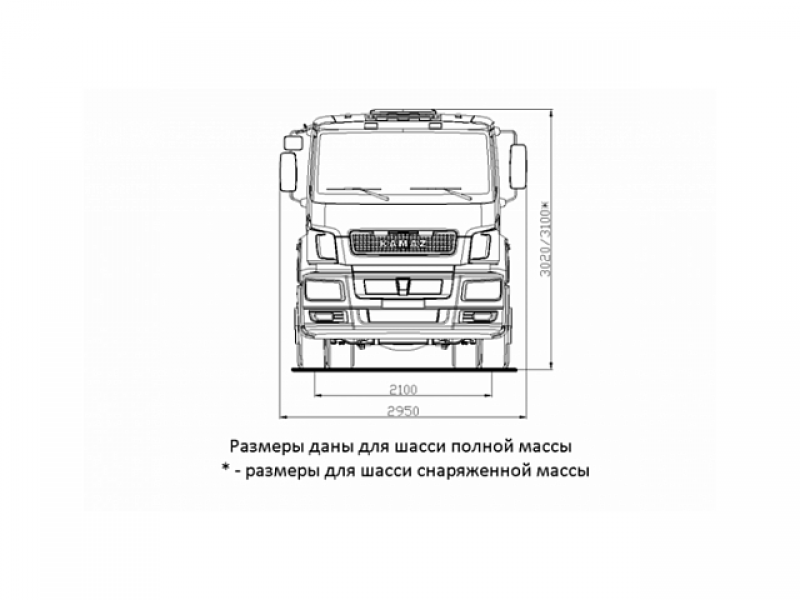 5325-1002-69(G5) Шасси КамАЗ